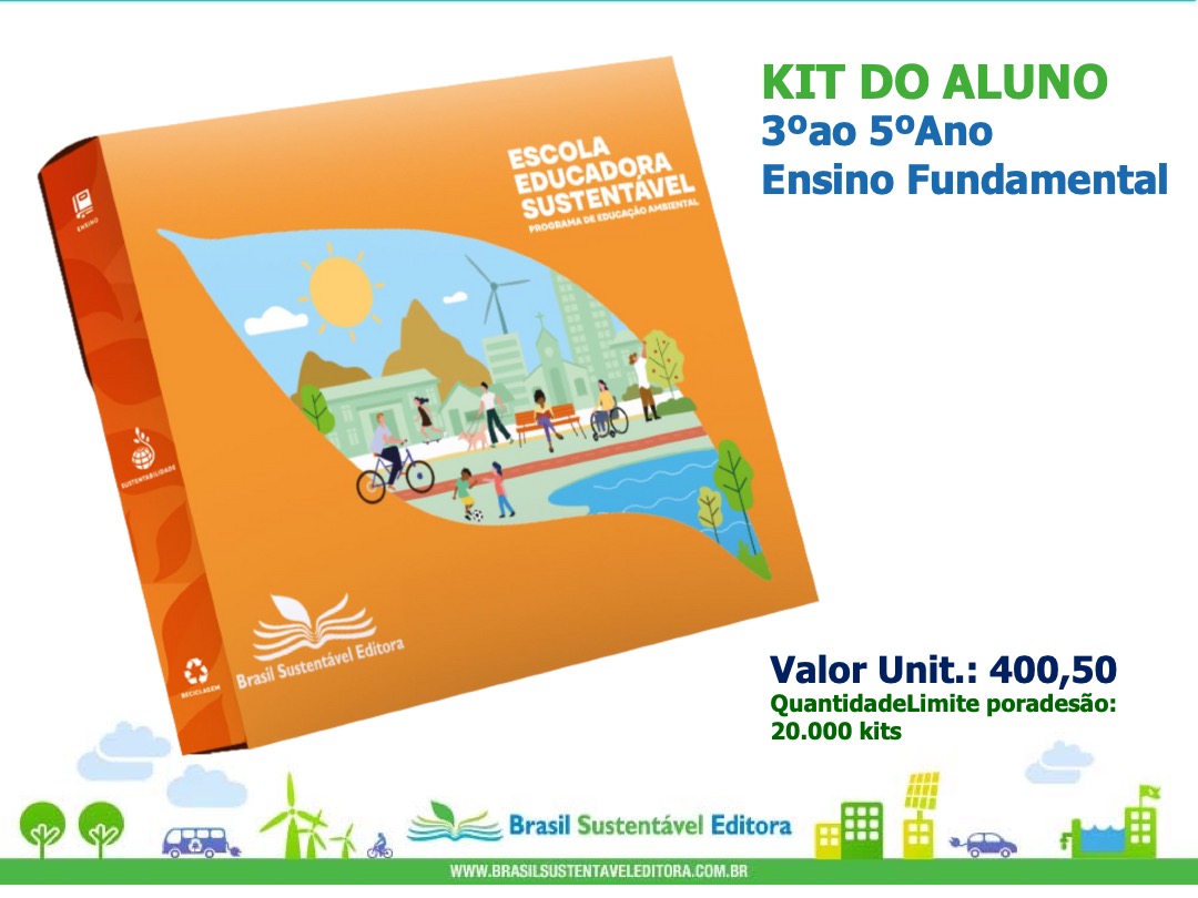 Kit do Aluno 3º ao 5º Ano — Escola Educadora Sustentável